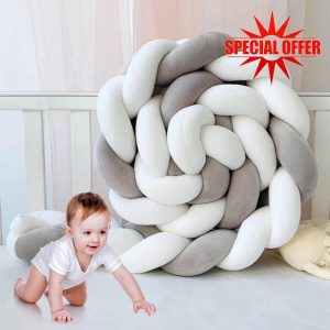 GYWZTJ Braided Cot Bumper