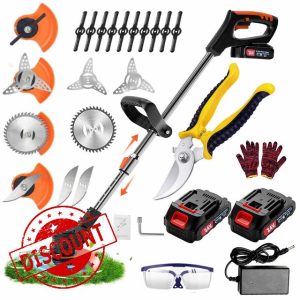 Strimmer ,Metal Blade Strimmer2 * 24V 2.0Ah Battery Powered