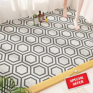 Large Loofah Shower Mat for Inside Shower