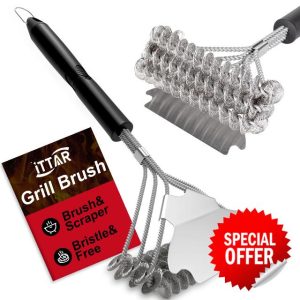 ITTAR Grill Brush for Outdoor Grill Bristle Free