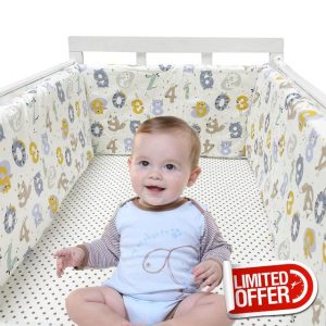 xinwanhong Bumpers for Cot Bed