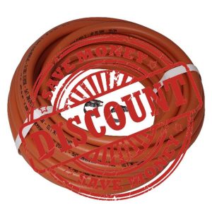 Intergas UK Butane/Propane LPG Gas Hose 8mm Internal bore with 2 Clips (10 Meter)