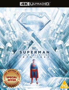 Superman I-IV Collection [4K Ultra HD] [1978-2006] [Blu-ray] [Region Free]