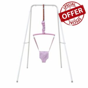 Baby Jumper - 10cm Baby Door Bouncer | Baby Door Jumpers | Door Jumper with Stand | Jumper with Safety Chair | Baby Swing Baby Door Jumper Bouncer | Doorway Jumper for Baby 6 to 24 Months