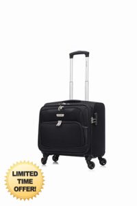 Skylark Lightweight Laptop Bag with Quick-Rolling Wheels and Easy-Access Front Pocket - fits Laptops up to 16 inch (40 cm)