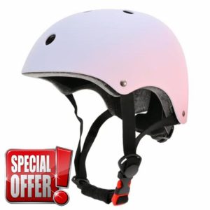 LOKJIJI Adjustable Kids Bike Helmet for Girls Boys Toddler