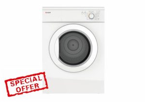 Haden 7kg Vented Tumble Dryer HVT7W | Freestanding White Clothes Dryer with 5 Timer Program Options