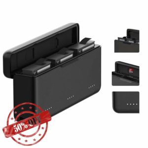 TELESIN Osmo Action 5 Pro/4/3 Battery Charger for DJI Action 5 Pro 4 3