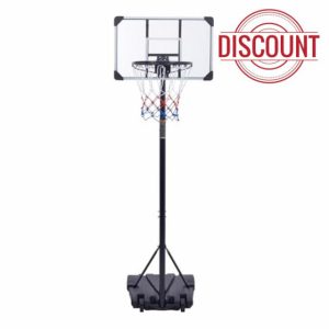 Height Adjustable Basketball Hoop Sturdy and Stable Outdoor Basketball Hoop Portable Kids Basketball Hoop and Stand with Removable Wheels for Adults and Children Kids Toy Birthday Gifts