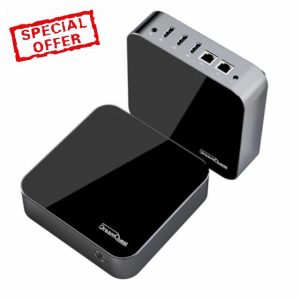 DreamQuest Mini PC Windows 11 Pro Intel N100 (up to 3.4 Ghz) 32GB DDR4 1TB M.2 SSD (Max 4TB) Desktop Computer with Type-C /HDMI Port