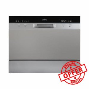 Willow WTTD6S 55cm Tabletop Dishwasher with 6 Place Settings