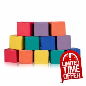 COSTWAY 12 Cubes Soft Foam Blocks
