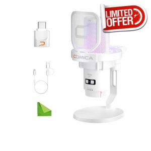 comica Wireless USB Microphone for Computer and Smartphone