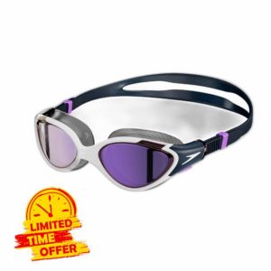 Speedo Women's Biofuse 2.0 Swimming Goggles | Female Design | Patented Adjust Mechanism | Anti-fog | Anti-leak | Comfort Fit Swimming Goggles (pack of 1)
