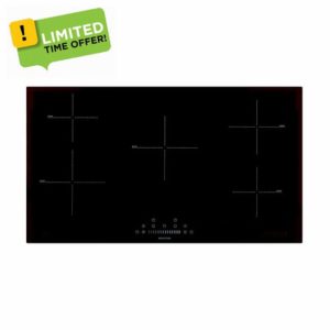 Willow WIH90T 90cm Touch Control Electric Hardwired Induction Ceramic Hob with Five Cooking Zones
