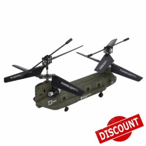 RC Quadcopter Altitude Hold 2.4GHz Transporter Helicopter Toy with Full Proportional Control for Kids Beginners