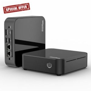 DreamQuest Mini PC Windows 11 Pro 16GB DDR4 512GB M.2 SSD (Max 4TB) 12th Intel N100 (up to 3.4 Ghz) Desktop Computer with Type-C & HDMI Port