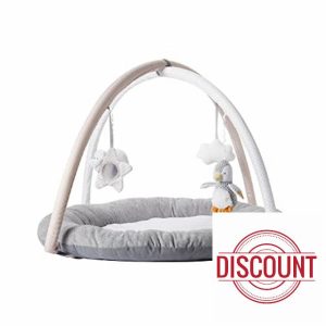 Nuby Penguin Baby Play Mat – Baby Toy Activity Play Gym with Sensory Toys and Padded Base for Baby Tummy Time