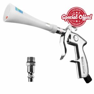 KOUSE High Pressure Pro Car Cleaning Gun Air Blow Gun Car Detailing Interior Car Dryer Air Blower for Car Detailing Air Gun Car Dust Cleaner Air Compressor Blower Gun with Nozzle
