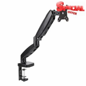 Amazon Basics Gas Spring Single Computer Monitor Arm Mount