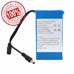 MXJFYY 5200/6800mAh DC12V Rechargeable Lithium-ion Battery Pack for MP3 Players
