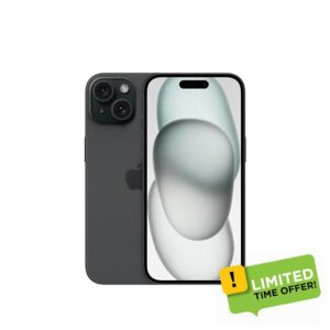 Apple iPhone 15 (128 GB) - Black (Renewed)