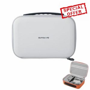 GOUKAWADA Portable Case for DJI Neo Hard Shell Travel Storage Bag for DJI Neo Drone Shockproof and Anti Fall Applicable to Storage Drone Remote Control Battery Charging Line Aceessories (Grey)