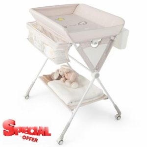 GYMAX Folding Baby Changing Table