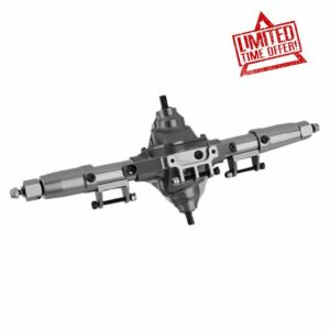 ZIBOXI RC Car Front Middle Rear Axle Straight Axle For 1/10 RC Crawler Car Axial SCX10 D90 RC4WD Upgrade Parts(Titanium Middle Axle)