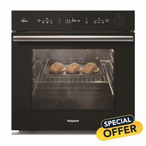 Hotpoint Class 4 Air Fry Electric Single Oven with Active Steam - Black