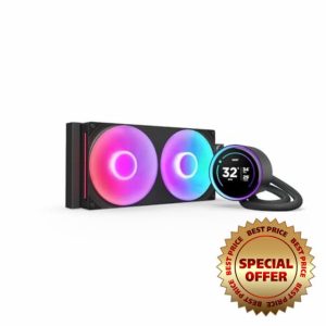 NZXT Kraken Elite 280 RGB - AIO CPU Liquid Cooler - 280mm Radiator - F280 RGB Core Fan - Customizable 2.72" IPS LCD Turbine Pump - Intel® LGA 1700