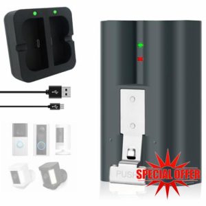 Battery for Ring Doorbell 2/3/4/3Plus