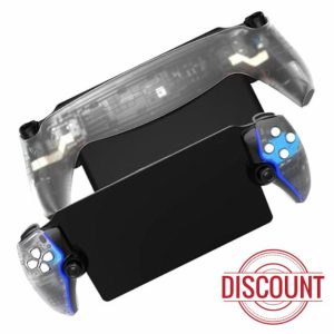 Replacement Shell Plate for P5 Portal DOBEWINGDELOU Front Cover & Back Plates Custom Full Housing Case Cover DIY Handheld Console Faceplate ABS Transpare