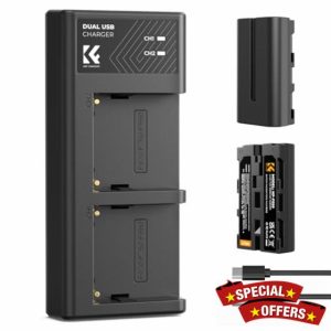 K&F Concept NP-F550 Battery and Charger Kit