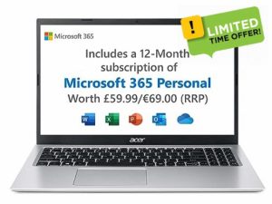 Acer Aspire 1 A115-32 Laptop - Intel Celeron N4500