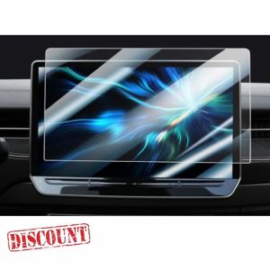 CDEFG Compatible with VW ID.7 ID7 2024 Navigation Screen Protector Tempered Glass 9H Scratch-Resistant 15 Inch Discover Pro Max GPS Screen Protector Car Navigation Film ID7 Accessories