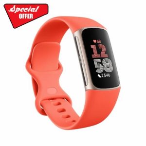 Fitbit Google Charge 6 Activity Tracker with 6-months Premium Membership Included