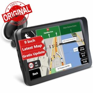 Aonerex 9 Inch Sat Nav with 2024 UK EU Maps (FREE Lifetime Updates)