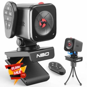 NBD Webcam for PC with Microphone - 1080P FHD Webcam with Privacy Cover & Webcam Mounts