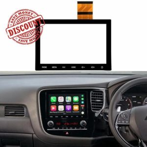 LIAMORFE 8 Inch Touch Screen Glass Digitizer for Mitsubishi Outlander 2019 2020 2021 2022 Car Radio NAV Key LCD Monitor 2019-2022 (No LCD)