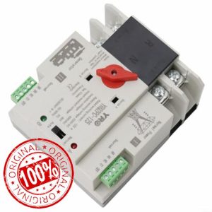 HEIBTENY Automatic Transfer Switch Circuit Breaker Dual Power Automatic Transfer Switch Electronic Power Generator Switch Transfer Switch 220V 125A (2P 125A 220V)