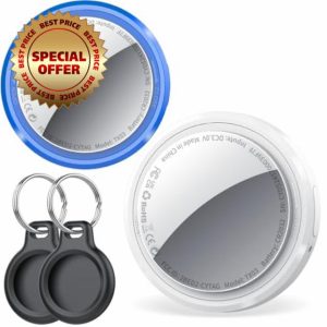QCOQ Air Tracker Tag Compatible with Apple Find My (iOS Only)