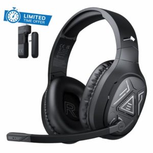 EKSA E5BT 2.4GHz Wireless Gaming Headset for PC PS4 PS5