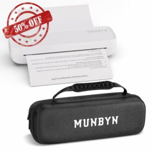 MUNBYN Portable Printer Wireless Travel ITP04S