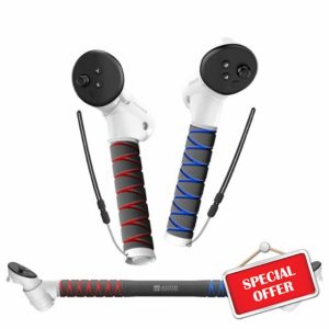 AMVR Upgraded Handle Attachment Compatible with Meta/Oculus Quest 3S/Quest 3 Accessories