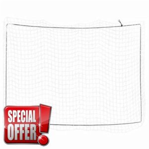 idaXL Trailer Net - White PP Cargo Mesh 4x3 m for Trucks