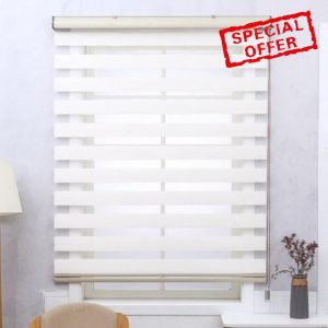 Zebra Blinds Roller Shades Blackout Curtain for Window