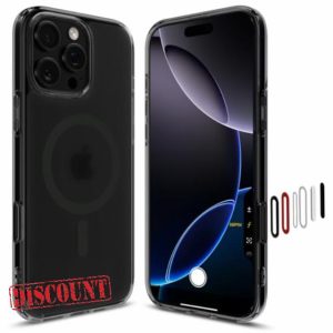 Spigen Ultra Hybrid T MagFit Case for iPhone 16 Pro Max [Camera Control Button Covered] [MagSafe Compatible] - Frost Black