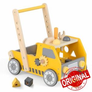 COSTWAY Wooden Baby Walker