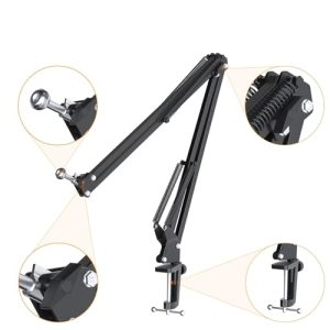 48Khz/24Bit RGB Cardioid Condenser Gaming Mic for Podcasting